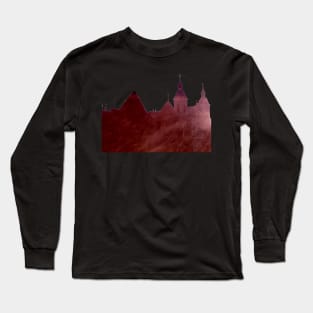 Polish Church Silhouette Long Sleeve T-Shirt